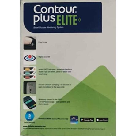 Contour Plus Elite Blood Glucose Monitoring System with 20 Strips