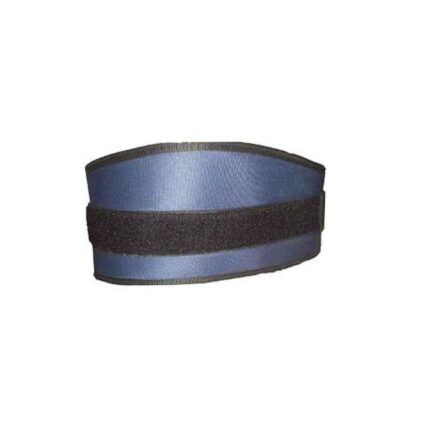 Arnav 6 inch Light Blue & Black Weight Lifting Belt with Waist