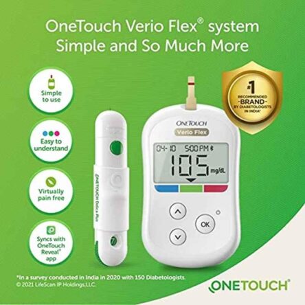 OneTouch Verio Blood Glucose Monitor Kit with 10 Strips