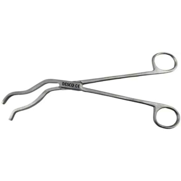 Desco 10 inch Stainless Steel Cheatle Sterilizing Tissue Forceps