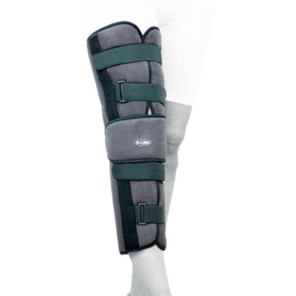 P+caRe Grey & Black Knee Immobilizer