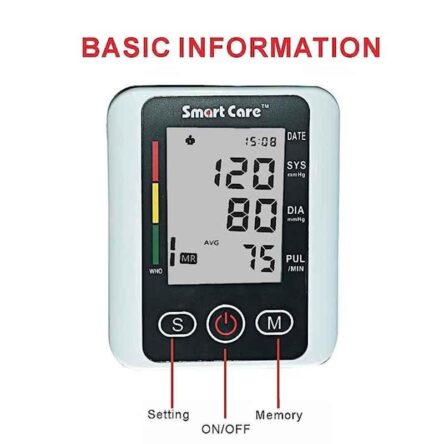 Smart Care SC-208 Electronic Digital Blood Pressure Monitor