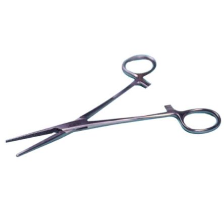 KDB 10 inch Stainless Steel Straight Artery Forceps