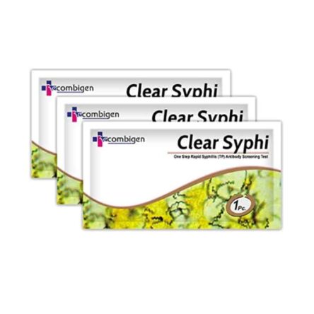 Recombigen Clear Syphi Syphilis Test Kit (Pack of 3)