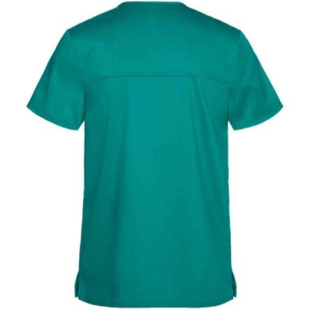 Superb Uniforms Polyester & Viscose Green1 Half Sleeves Surgical Scrub