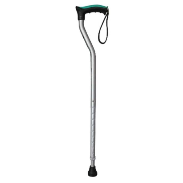 Tynor Silver Walking Soft Top Stick with Handle