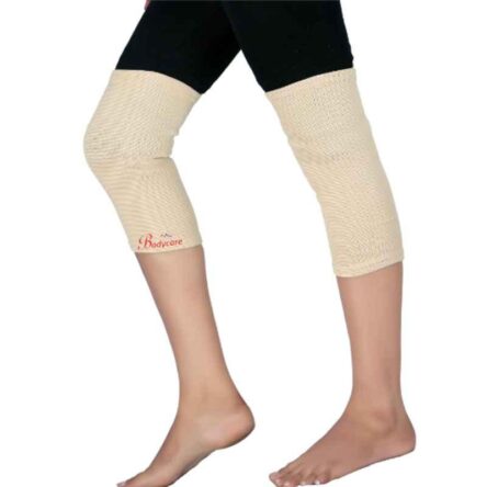 Bodycare Cotton & Elastic Beige Deluxe & Premium Tubular knee Support