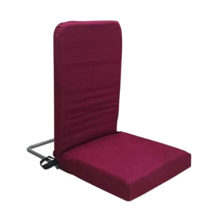 Kawachi Maroon Small Portable Folding Relaxing Yoga Meditation Chair for Kids & Back Support