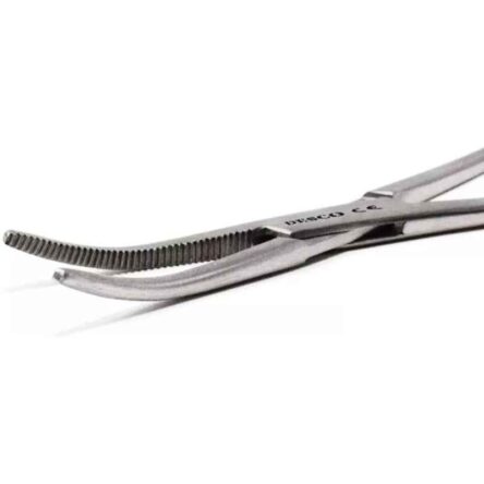 Desco 8 inch Stainless Steel Kelly Artery Curved Hemostats Forceps