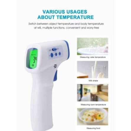 Sahyog Wellness White & Blue Non-Contact Forehead IR Thermometer