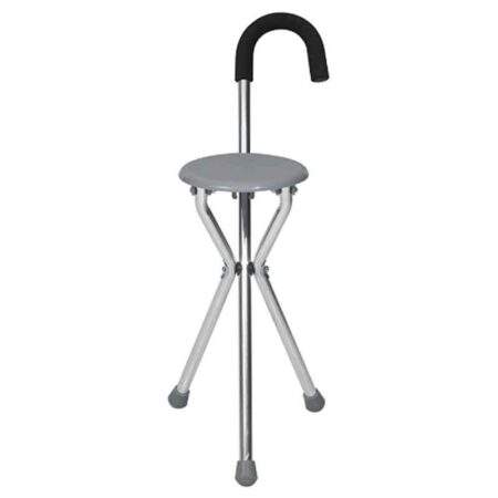 Smart Care SC911 L Metal Walking Stick with Stool
