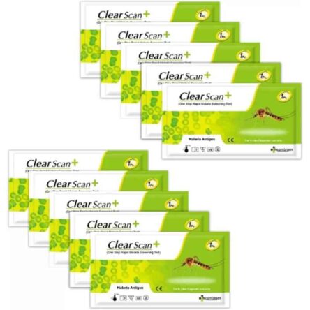 Recombigen PF/PAN One Step Rapid Typhoid Screening Test Kit (Pack of 10)