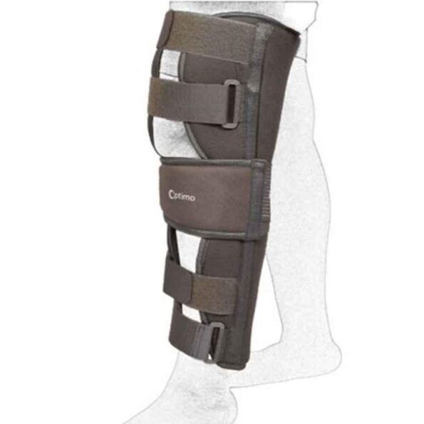 Optimo Silicone Coating Long Knee Brace