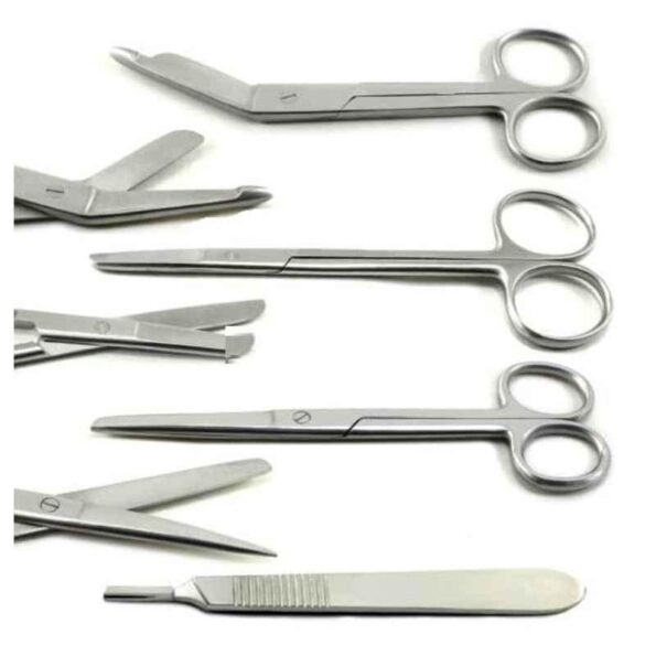 Forgesy 4 Pcs Stainless Steel Surgical Operating Instruments Kit