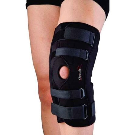 Cheetah Medium Hinged Knee Brace Open Patella