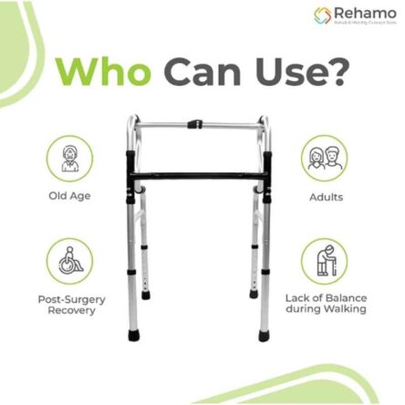 Rehamo 120kg Aluminium Folding Walker Stand