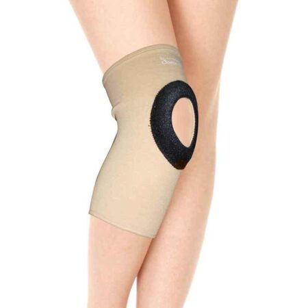 Samson NE-0607 Beige Open Patella Gel Pad Single Knee Cap