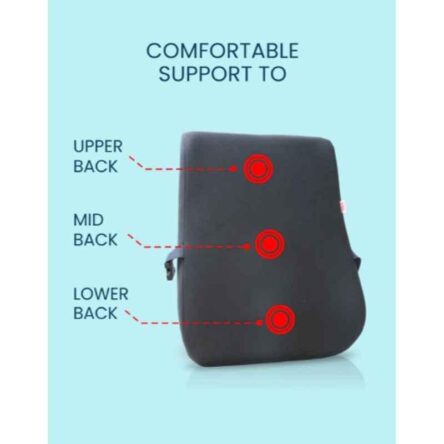 Dr Ortho PU Foam Black Back Support