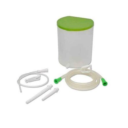 Forgesy 1500ml PVC Enema Kit with Colon Tip & Pinch Clamp