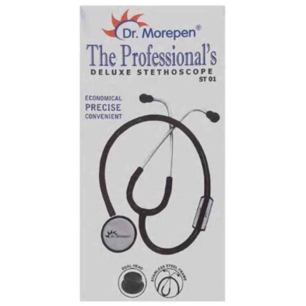 Dr Morepen ST-01 Grey Acoustic Stethoscope