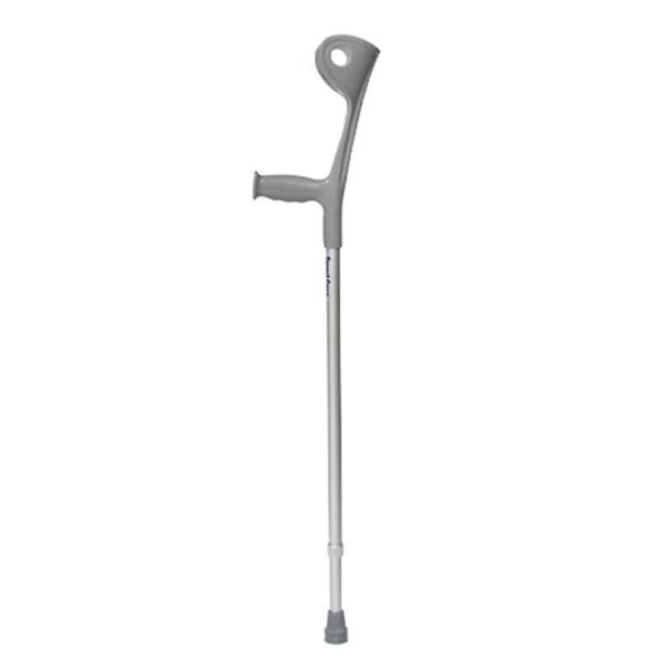 Smart Care SC937L Alloy Steel Forearm Height Adjustable Crutch with Pivoting Closed Cuff