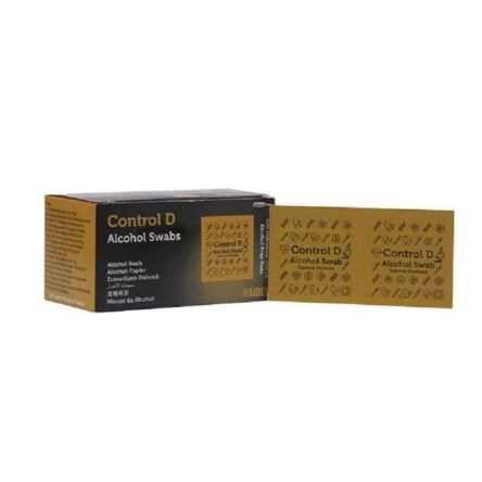 Control D 100 Alcohol Swabs