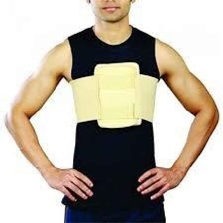 Dyna X-Large Breathable Fabric Chest Brace with Sternal Pad