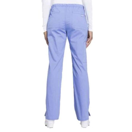 Superb Uniforms Polyester & Viscose Sky Blue Scrub Trouser for Women