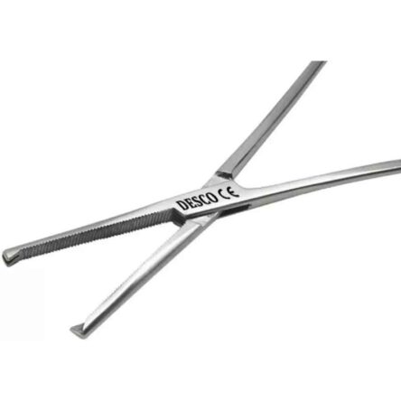 Desco 6 inch Stainless Steel Kocher Artery Straight Tissue Forceps