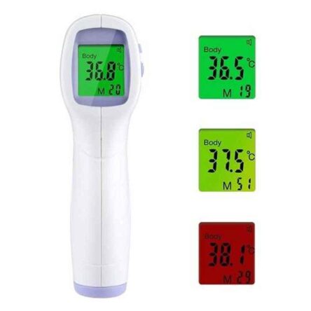 Bluboo 868 White Non-Contact Digital Infrared Thermometer
