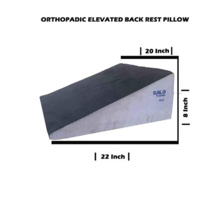 Salo Orthotics PU Foam Bed Wedge Elevated Pillow with Cover