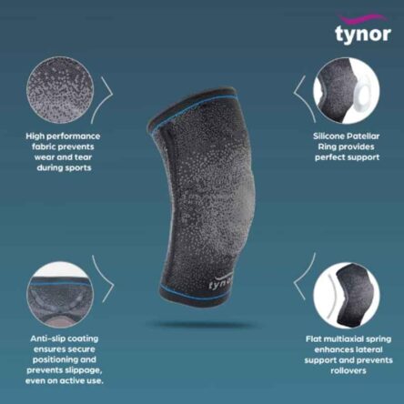 Tynor Silicone Ring Urbane Knee Support