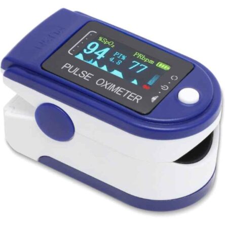 Divine Medicare White & Purple Fingertip Pulse Oximeter