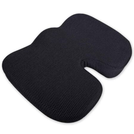 BeatXP Hard PU Foam Black Coccyx Seat Cushion