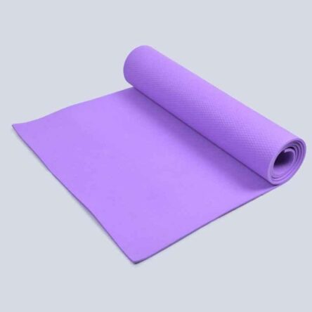 BeatXP 72×24 inch Ethylene Vinyl Acetate Purple Yoga Mat with Strap