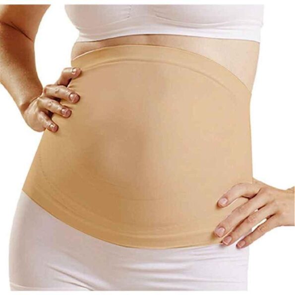 Newmom Beige Large Seamless Maternity Support Belt