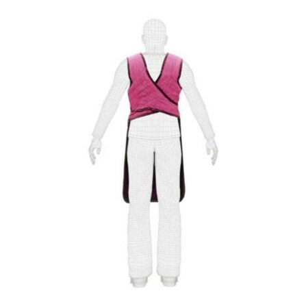 Spox 0.25mm Vinyl Pink Lead Apron with Collar