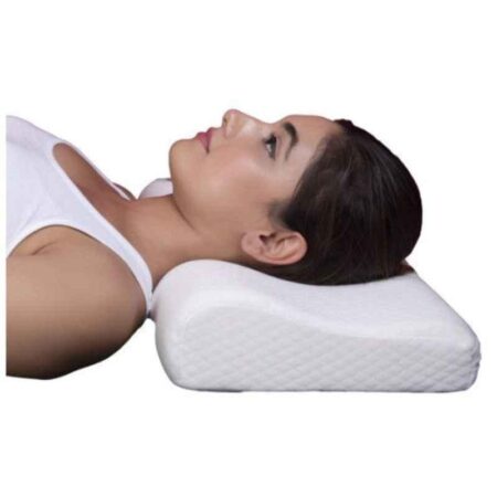 SMIC 12x52cm Memory Foam White Orthopaedic Cervical Pillow