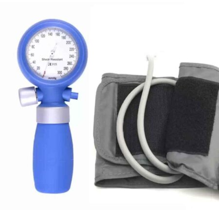 Divine Medicare Blue Manual Shock Resistant Blood Pressure Monitor with Cuff