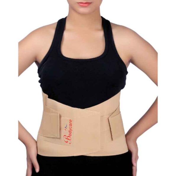 Bodycare Cotton & Elastic Beige Contoured Sacro Lumber Brace