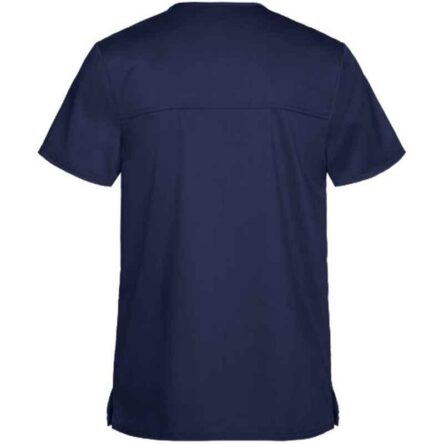Superb Uniforms Polyester & Viscose Royal Blue Half Sleeves Designer Scrub for Doctors