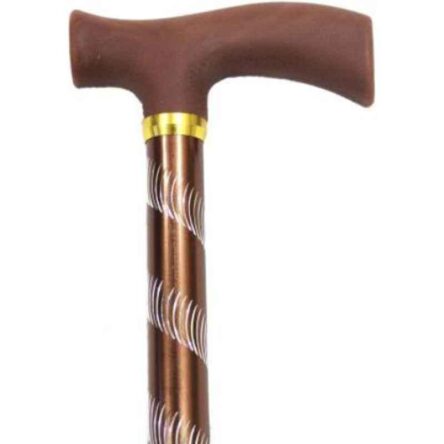 MCP 50cm Brown Aluminum L Type Walking Stick