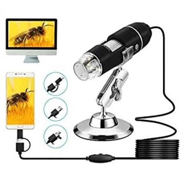 Microware 40-1000X 2.0MP 8 LED Handheld Digital Microscope