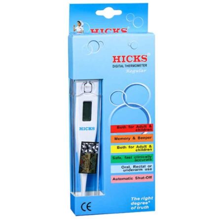 Hicks 1.5 VDC Digital Regular Thermometer