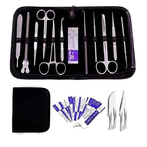 Forgesy 22 Pcs Stainless Steel Dissection Tool Kit