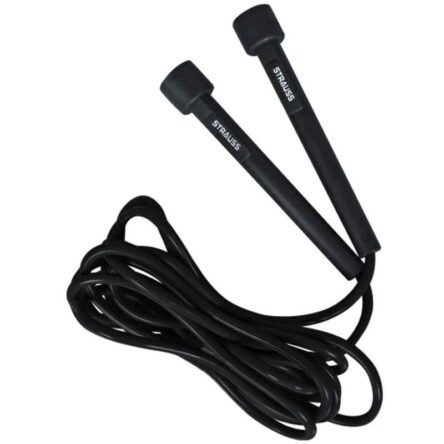 Strauss 17x11x4cm Plastic Black Speed Skipping Rope