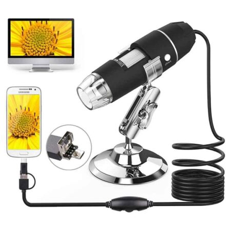 Microware 40-1000X 2.0MP 8 LED 5V Digital Microscope