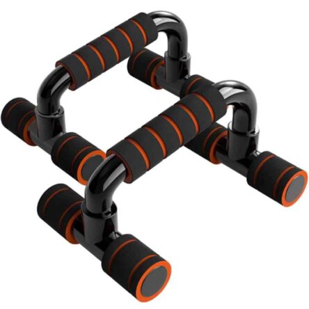 Strauss 22x14x12.5cm Polypropylene Black & Orange Moto Push Up Bar