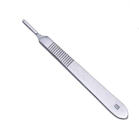 Otica Stainless Steel Silk Matte Satin Finish Scalpel Handle for Surgical Blade