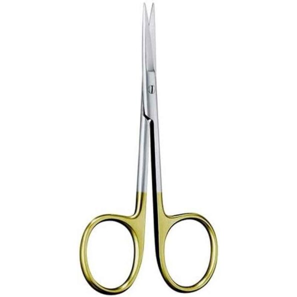 HIT CLASSIC 4.5 inch Stainless Steel Straight Iris Surgical Scissors with Tungsten Carbide